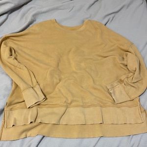 Time and Tru Yellow Sweatshirt XXXL